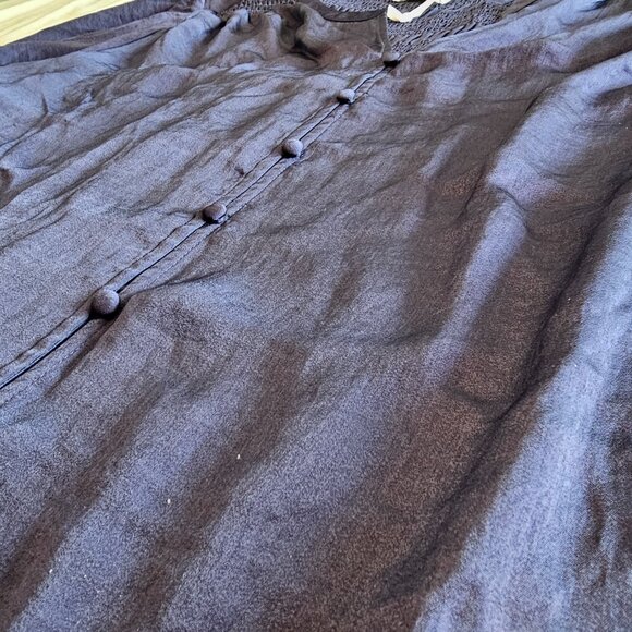 🆕 Rose & Olive Tunic Top Womens 3X Solid Blouse flowy plus size purple mauve - Picture 7 of 16